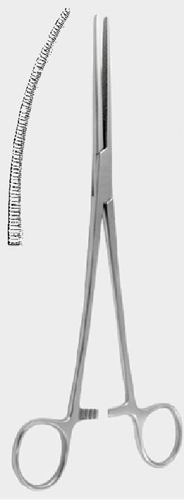 Бронхіальний затискач САРОТА (SAROT), 24,0 см (cm), вигнутий